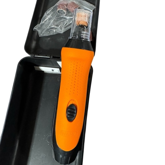 Wahl Orange and Black Pet Nail Grinder - Picture 1 of 6